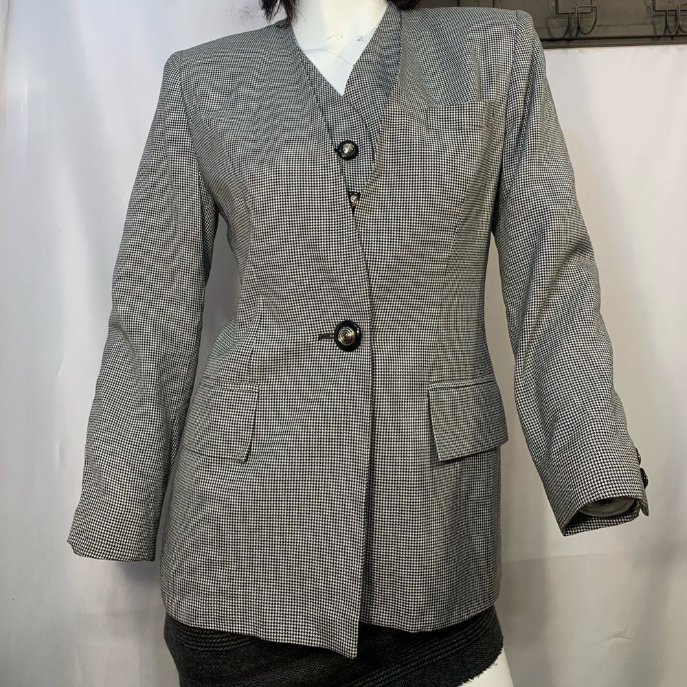 Vintage Kasper for A.S.L. Petite Jacket & Vest Set 4P